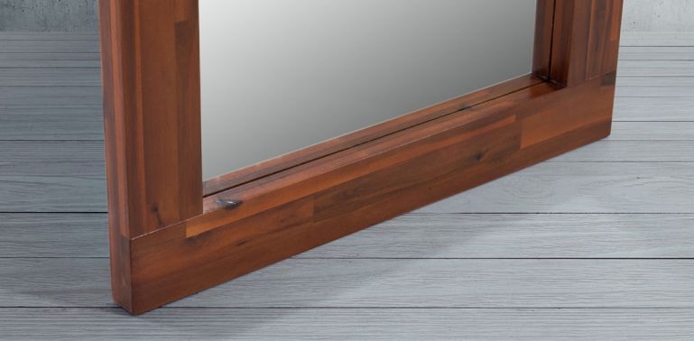 Espejo Rectangular 120 X 80 cm Kipos Café