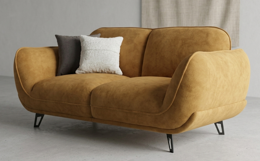 MEDOC LOVE SEAT PAMPANEIRA AMARILLO