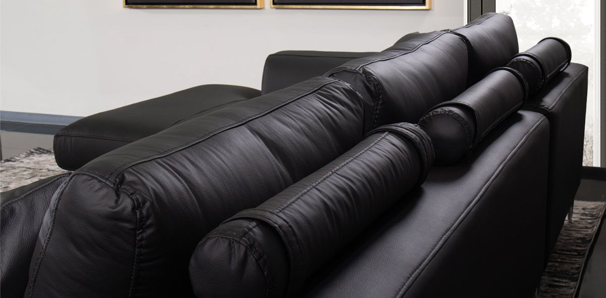 MANHATTAN SALA EN L DERECHA NEGRO PIEL MATCH