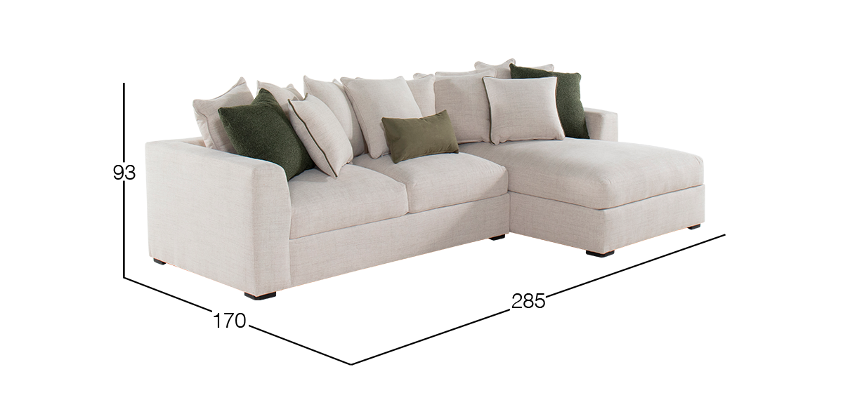 PIERO SALA MODULAR DERECHA BEIGE BRUNA IVORY