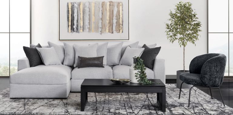 PIERO SALA MODULAR IZQUIERDA GRIS BRUNA SILVER