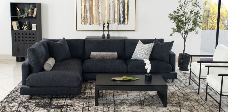 VANCOUVER SALA MODULAR IZQUIERDA ROWDY EBONY BLACK