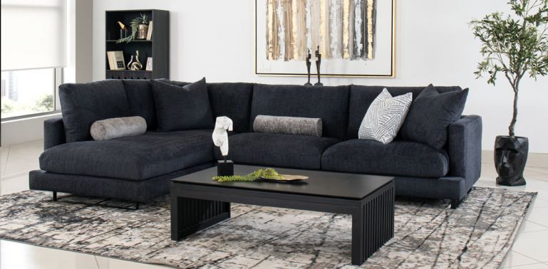 VANCOUVER SALA MODULAR IZQUIERDA ROWDY EBONY BLACK