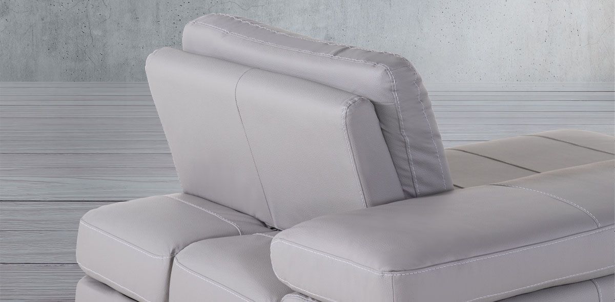 BICCARI CHAISE LONG IZQUIERDO PV BULL SILVER