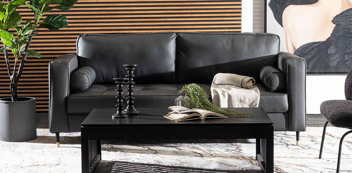 HAVEN SOFA PIEL MATCH GRIS